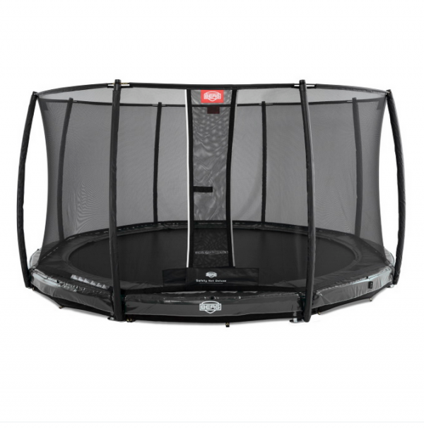 Батут Berg Elite InGround 430 Grey + Safety Net Deluxe