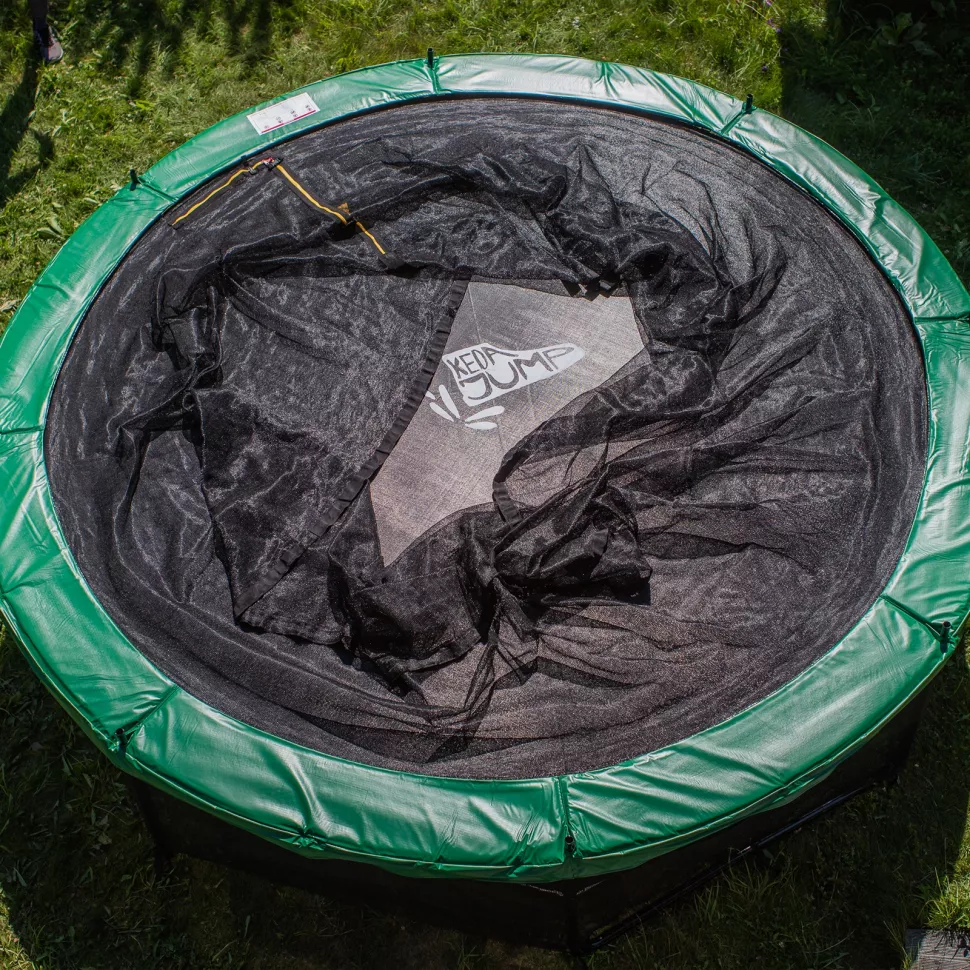 Батут с защитной сеткой KedaJump Jumpinator 14FT		