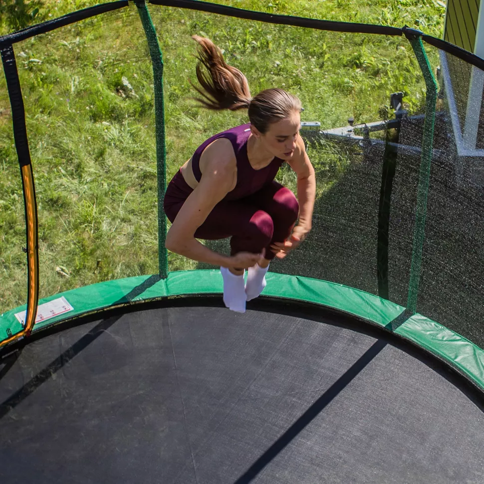 Батут с защитной сеткой KedaJump Jumpinator 14FT		