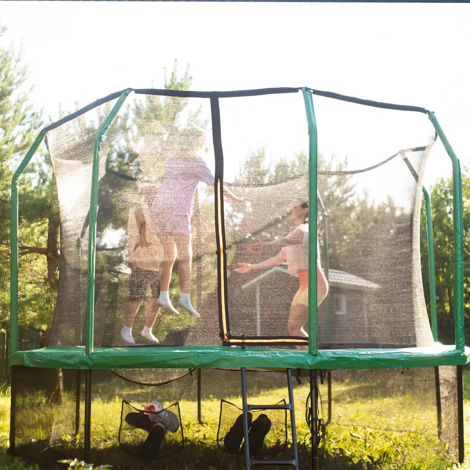 Батут с защитной сеткой KedaJump Jumpinator 14FT		