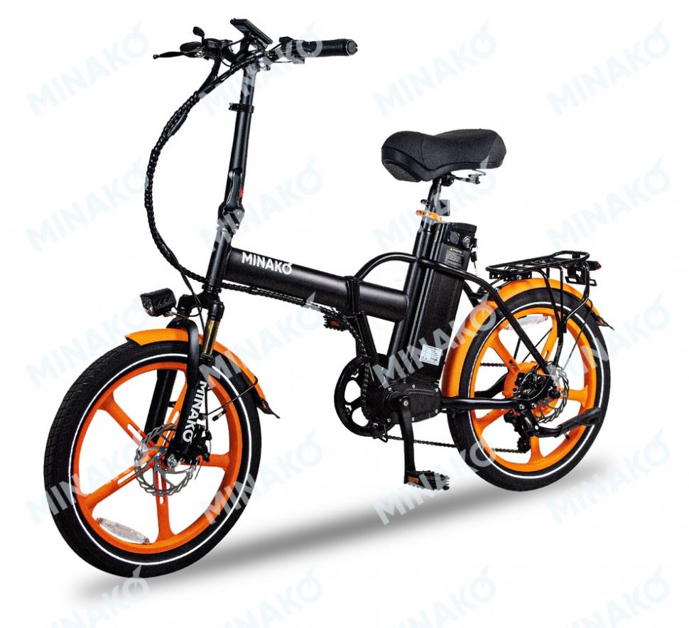 Электровелосипед складной Minako Street Orange 13A