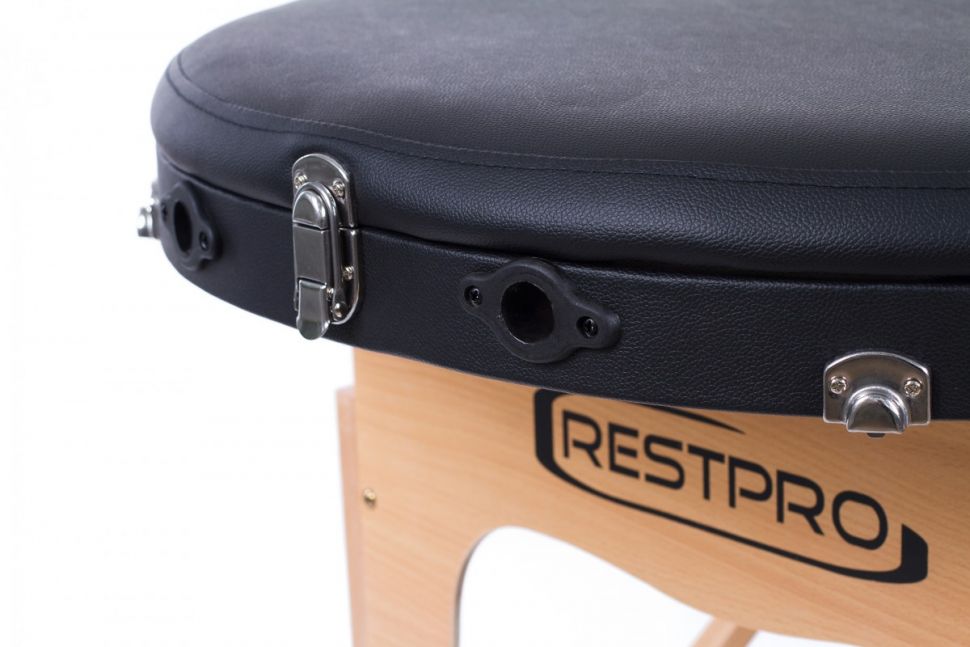 Массажный стол RestPro Classic Oval 3 Black/Cream