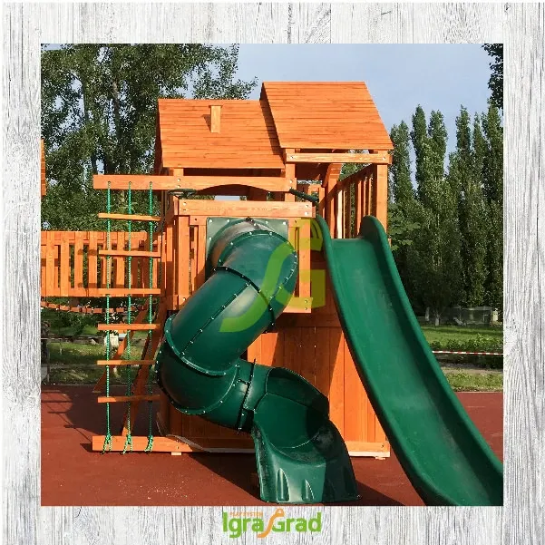 Детская игровая площадка IgraGrad Шато с трубой (Домик)