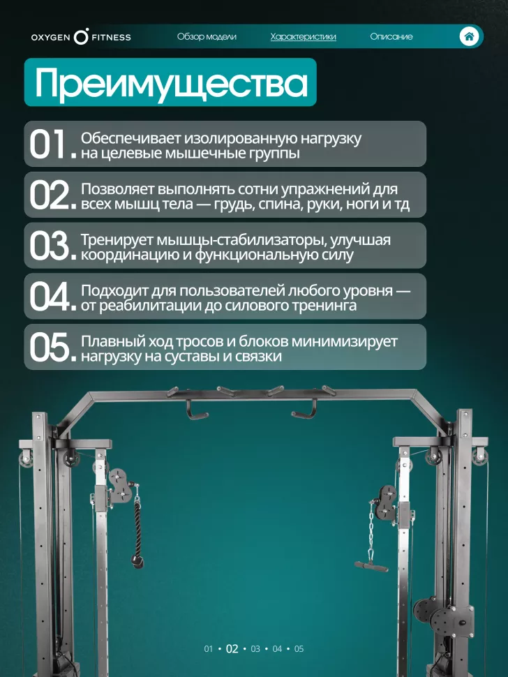 Кроссовер Oxygen Fitness Veston