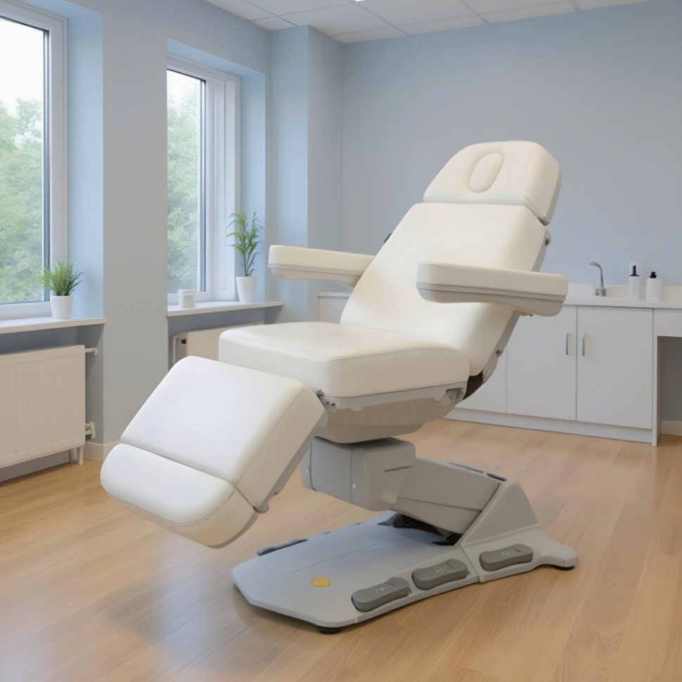 Косметологическое кресло SilverFox MZ 16514 с электроприводом, 4 мотора